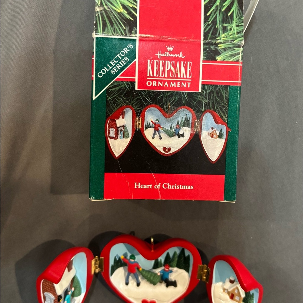 Hallmark Keepsake Ornament - Red and White Heart